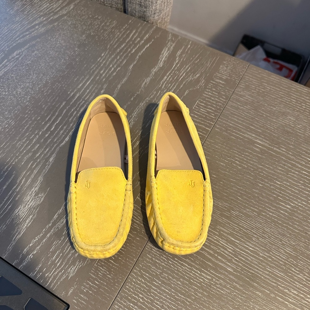 Janie and Jack Yellow Kids Moccasins